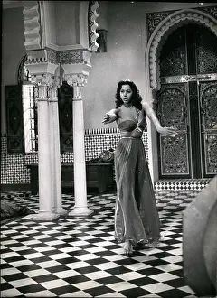 Seduce: Samia Gamal, Egyptian dancer, in scene from Ali Baba