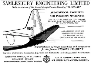 Machinists: Samlesbury Engineering - Aeronautical Engineers & Machinists