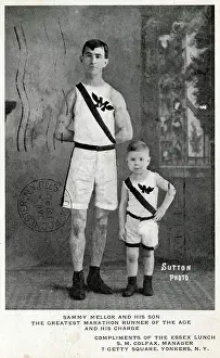 Mellor: Sammy Mellor, marathon runner, and his son