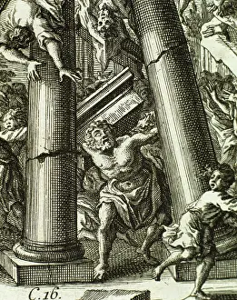 Chapter: Samson destroying the temple of Dagon