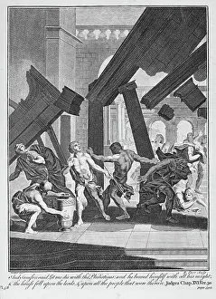 Philistines: Samson dying with the Philistines