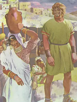 Samson: Samson spies Delilah