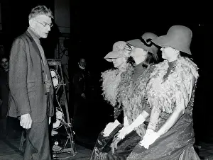 Beckett: Samuel Beckett, Irish dramatist, in Paris