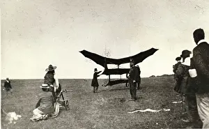 Downs: Samuel Cody and his kite at Findon
