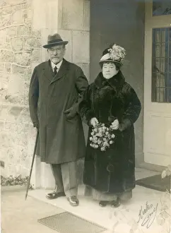Verdon: Samuel Edward Saunders with his wife about the time of t