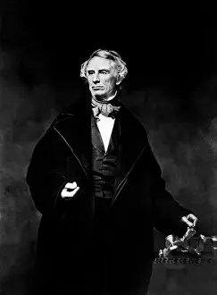 Breese: Samuel F.B. Morse, half-length portrait, posing