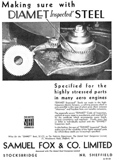 Diamet: Samuel Fox Diamet Inspected Steel