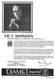 Diamet: Samuel Fox Diamet Steels - Dr T.Swinden