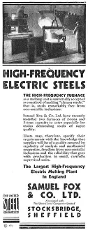 Frequency: Samuel Fox High Frequency Electric Steels