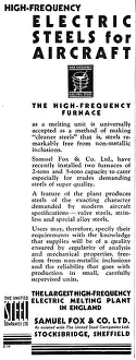 Frequency: Samuel Fox High Frequency Electric Steels