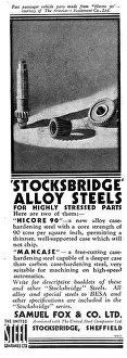 Stocksbridge: Samuel Fox Stocksbridge Alloy Steels. Hicore 90 Mancase