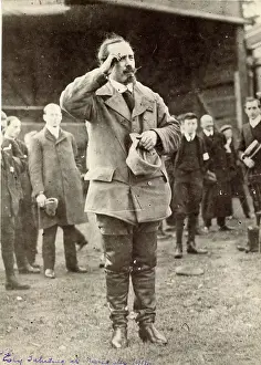 Englishman: Samuel Franklin Cody saluting