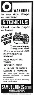 Tapes: Samuel Jones Washers, Stencils & Tapes