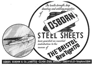Osborn: Samuel Osborn Steel Works. Steel Sheets Engineers Tools
