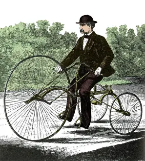 1869: Samuels Patent Hand Crank Velocipede, 1869