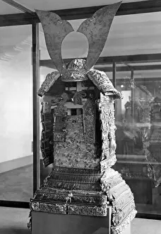 Samurai: Samurai armour in a museum in Tokyo, 1938