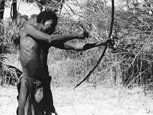 Archer: San archer in Namibia