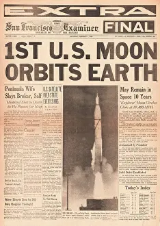 Sputnik: San Francisco Examiner First U.S space satellite launched