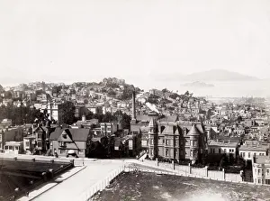 Franciso: San Franciso, California, city, bay and Alcatraz Island