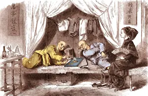 Smoker: San Fransisco Opium Den, 19th Century