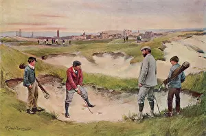 Caddies: In the Sand 1902