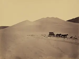 Osullivan: SAND DUNES, CARSON DESERT, NEVADA. This wagon