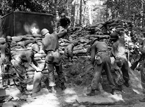 Hanau: Sandbag protection at US maneuver in Germany