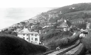 Sandgate: Sandgate, the Cliff Railway 1903