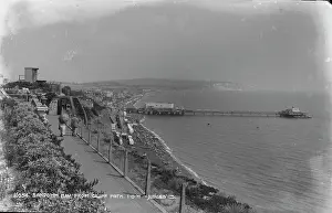 Wight: Sandown Bay from Cliff Path