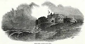 Cinque: Sandown Castle, Kent 1853