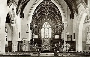 Anglia: Sandringham Church interior, Norfolk