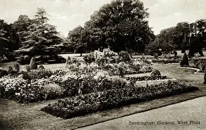 Anglia: Sandringham Gardens, West Front, Norfolk