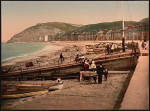 Aberystwith: On the sands, Aberystwith, Wales