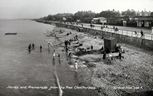 The Roseries Collection: Sands and Promenade from the Pier, Cleethorpes