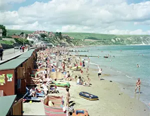 The J Salmon Image Archive: The sands, Swanage