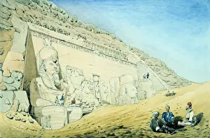 1813: Sandstone statues of Rameses (Ramses) II (ruled