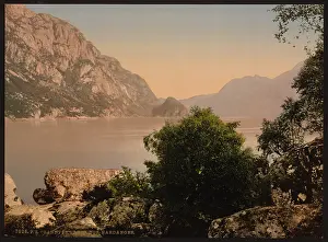 Odda: Sandven Lake, Odde (i.e. Odda), Hardanger Fjord, Norway