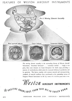 Sangamo: Sangamo Weston. Weston Aircraft Instruments