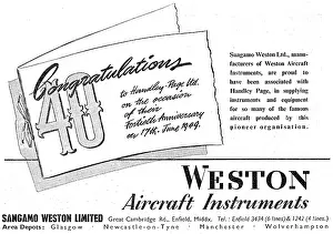 Sangamo: Sangamo Weston. Weston Aircraft Instruments