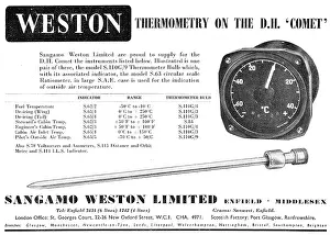 Sangamo: Sangamo Weston. Weston Aircraft Instruments