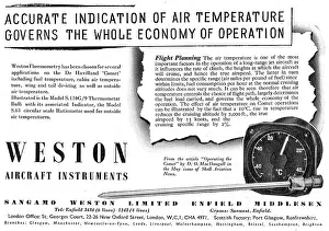 Sangamo: Sangamo Weston. Weston Aircraft Instruments
