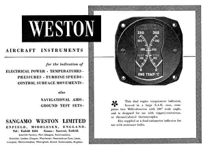 Sangamo: Sangamo Weston. Weston Aircraft Instruments