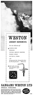 Sangamo: Sangamo Weston. Weston Aircraft Instruments