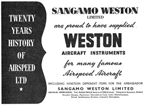 Sangamo: Sangamo Weston. Weston Aircraft Instruments