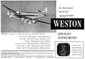 Sangamo: Sangamo Weston. Weston Aircraft Instruments