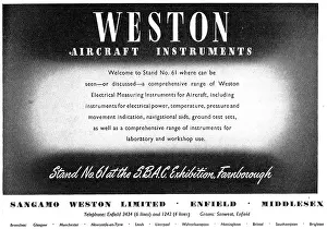 Sangamo: Sangamo Weston. Weston Aircraft Instruments