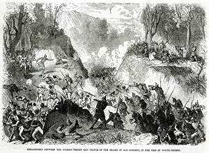 Islanders: Sanish Troops attacking San Domingo Soldiers
