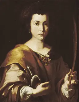 Hagiography: Santa Catalina, anonymous copy of original by Murillo