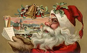 Children S: Santa Claus Checking His List