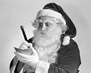 Cam001: Santa Claus Writing Naughty and Nice List